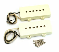 Genuine Fender Pure Vintage '65 Jazzmaster Guitar Pickups Set - AGED WHITE
