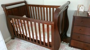 boori sleigh cot bed