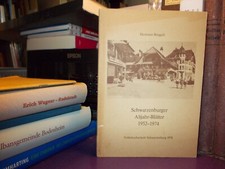 Schwarzenburger Altjahr-Blätter 1952-1974 - ...