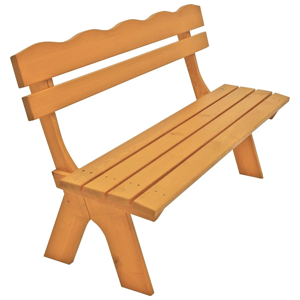 Sitzgruppe Gartengarnitur Gartenset Gartenmöbel Garnitur FREITAL 3-teilig Kiefer - Bild 2 von 4