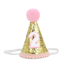 2Nd Birthday Crown - Glitter Tiara, Photo Prop, Cake Smash Mini Crown
