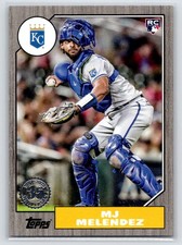 MJ Melendez 2022 Topps Update #87TBU-46 Kansas City Royals SN