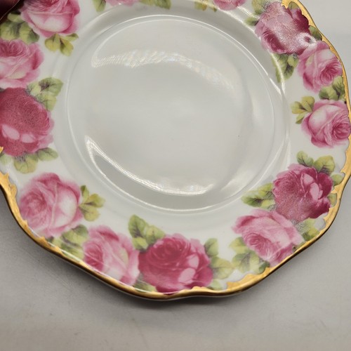 2 Platos de Postre Vintage Rosenthal Crisantemo Cacilio Patrón Rosa Floral 6" - Imagen 4 de 20