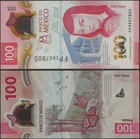 Mexico 100 Pesos P134 B724 2025  UNC 100th Annv of Bank of Mexico
