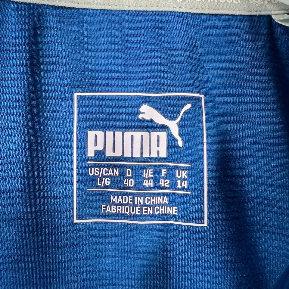 Camisa Polo Puma Para Mujer Grande Azul Sin Mangas Golf Tenis Pickleball Exterior Foto 2 de 4