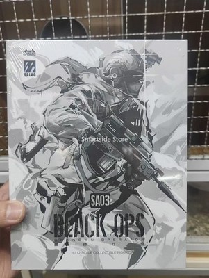 HASUKI SA03 1/12 SALVO Series BLACK OPS Snow Mountain Ghost 6inch Model Toys