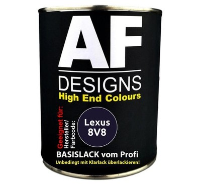 500ml Autolack für Lexus 8V8 Liquid Blue Perl  Autolack Spritzfertig