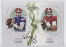 2021 Wild Card MATTE Dueling Guns White - Green Smoke Kyle Trask Mac Jones 0y59