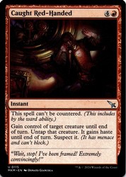 Caught Red-Handed (115) Uncommon - Murders at Karlov Manor MTG