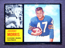 Johnny Morris #15 Topps 1962 Football Card (Chicago Bears)
