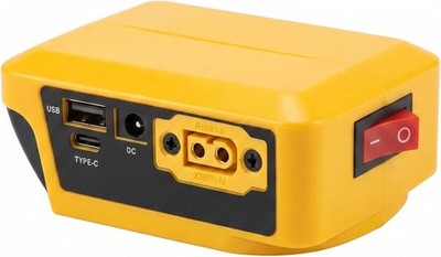 Akku Adapter für Dewalt 18V 20V Max Lithium Akku Tragbar Schnellladen