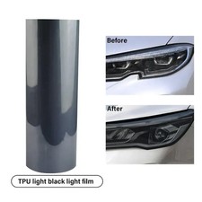 Paint Protector PPF UV Clear To Smoke Black Car Headlight Fog Llight Tint Film
