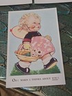 Vtg Mabel Lucie Attwell Post Card Lot Me and My Girl -Me Wants To Be Your Truly  — photo 2