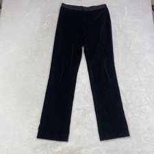 Lauren Ralph Lauren Velvet Velour Dress Pants Cotton Blend Straight Leg Trousers