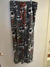 Disney The Nightmare Before Christmas Boys Lounge Sleep Pants M Waist 32  Wear