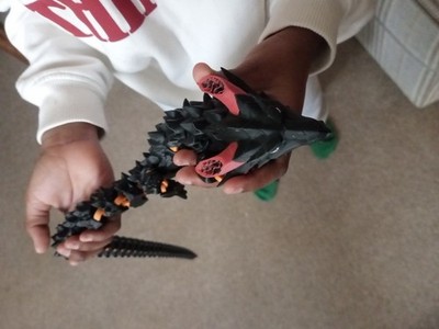 3D-gedruckter chinesischer Drache Fabelwesen überstreichbar (in anderen Farben erhältlich)