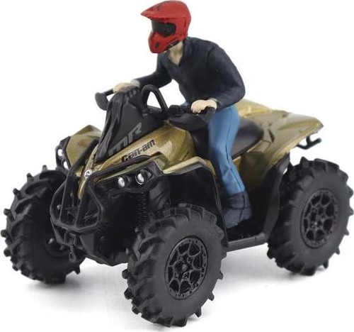 Can-Am Renegade X mr 1000R Liquid Titanium and Magma Red 1:32 by Diecast Masters - Picture 1 of 8