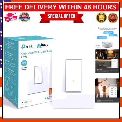 Certified 3-Way Smart Switch - Control Lights Anywhere with Alexa/Google Home