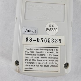 Sega Dreamcast Performance 200 Block Memory Card USED gray