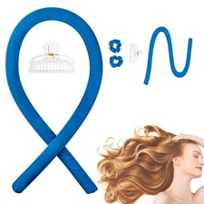 Deluxe Heatless Curling Rod Headband with Hair Accessories - Effortless Waves