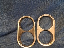 Old Stock Headlight Bezels 1960-62 Plymouth Valiant Models 2082120 2082121 Old Stock Headlight Bezels 1960-62 Plymouth Valiant Models 2082120 2082121