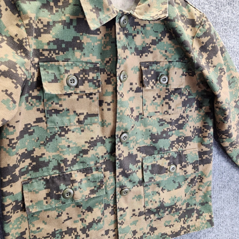 Rothco BDU Shirt Jacket Boys Medium Digital Camo Camouflage Military Tactical - Image 2 of 4