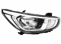 Phare avant droite pour Hyundai Accent 2014-2018 optique de rechange côté passager