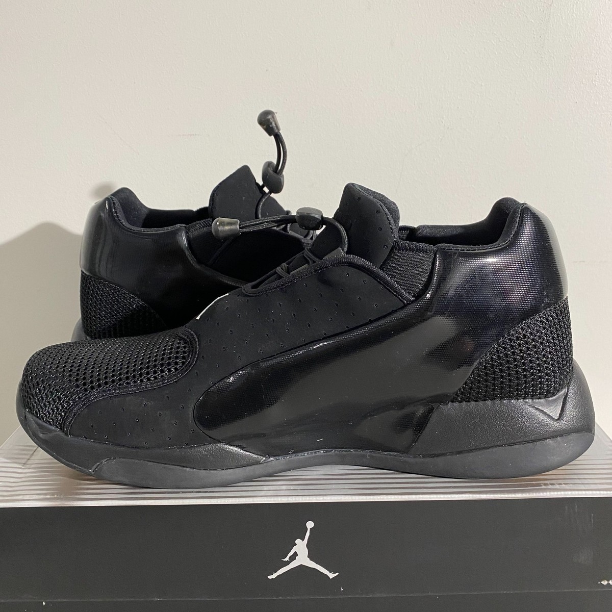 Size 12 - Air Jordan RJ Chin'Checka Black Metallic Silver Del Sol