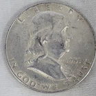 1951 S Franklin Half Dollar in AU Condition