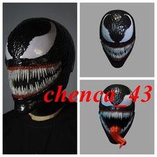 Updated Spider-Man 3 Venom Mask Prop 3D Cosplay Helmet Texture Ver. Black Gifts