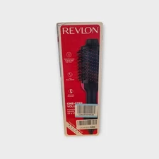 Revlon One-Step Volumizer Hair Dryer Hot Air Oval Brush, Black & Pink, RVDR5222
