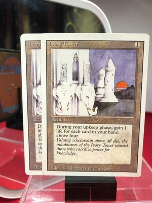 Magic: The Gathering 2x Revised Edition Ivory Tower artifact MtG
