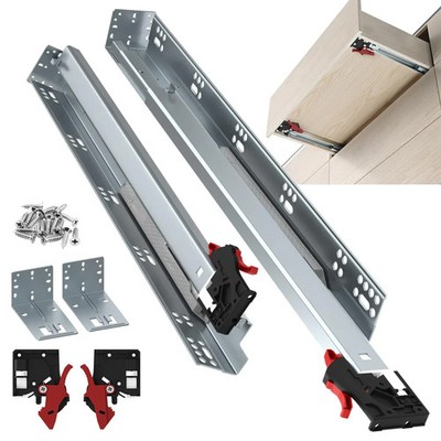 ToBeGreat 6 Pair 15'' Soft Close Undermount Drawer Slides 80lb Full Extension