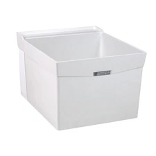 EL Mustee 18W 18" Utilatub Laundry Sink  Plastic  MPN: 18W