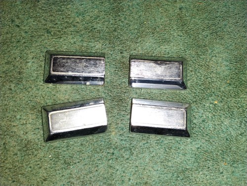 Used 1970s GM Interior Door Pull Strap Covers (4) GM 7799435