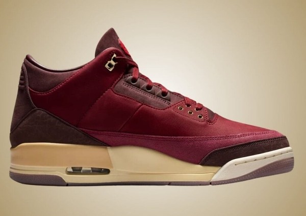 Nike Air Jordan 3 Retro PRM Bin23 Tenis deportivo rojo para hombre IO7744-600 3
