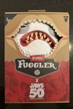 FUGGLER X JAWS 50th Anniversary Collectible Funny Ugly Monster Zuru In Hand