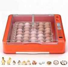 Automatic Egg Incubator with LED Candler & Humidity Control, 36 Eggs
