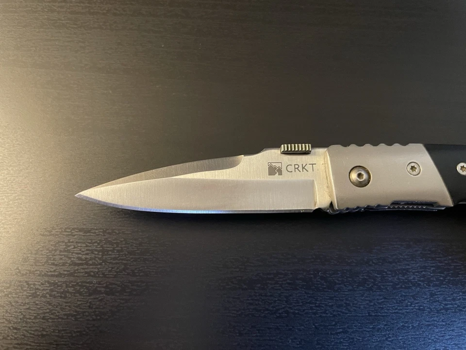 CRKT 8101 Brian Tighe Design Pocket Knife Plain Blade - No Box - Image 2 of 4