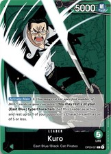 Kuro OP03-021 Leader Pillars of Strength One Piece Near Mint