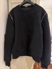 Brand New Gucci 100% Wool Black Sweater With Zipped Detachable Sleeves Sz 50