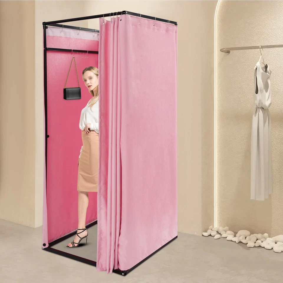 Vestuario, Equipamiento Portátil, Vestuario Portátil con Cortina Rosa Foto 4 de 4