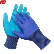 Latex embossed knitted gloves dipped in rubber 36 pairs