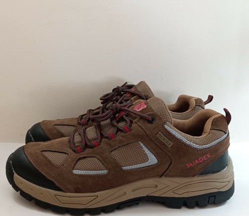 brown work sneakers