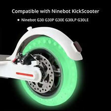 For Segway Ninebot KickScooter MAX G30 P LP Tire 10 Inch Solid Luminous Tyre 1PC