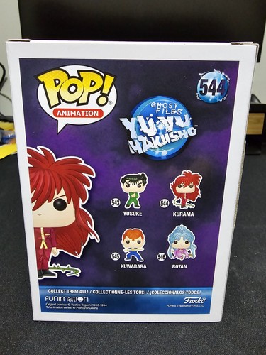 Kurama #544 Ghost Files Yu Yu Hakusho Pop! Vinyl - MINT + Protector - Picture 3 of 6
