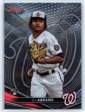 2022 BOWMAN'S BEST BASEBALL REFRACTOR ROOKIE RC #49 CJ ABRAMS