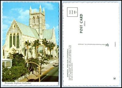 BERMUDA Postcard - Hamilton, Bermuda Anglican Cathedral E17