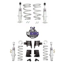 1968-1972 Chevy Malibu Bb Viking Double Adj. Front Rear Coilovers -1.5-3 Drp