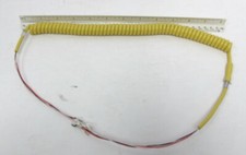 New Telephone Handset Cord - 6' Western Electric Yellow Spaded